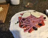 Foto del paso 4 de la receta: Pizza-tarta de jamón y queso