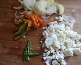 वेज पुलाव (Veg pulav recipe in Hindi) रेसिपी चरण 1 फोटो