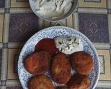 865.Kirántot krumpli fokhagymás tartármártással és ketchuppal 😋 recept fázis 5 fotója