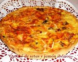 Foto del paso 10 de la receta Quiché de setas y jamón ibérico
