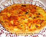Foto del paso 10 de la receta: Quiché de setas y jamón ibérico