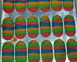 Foto langkah ke 5 dari resep Lidah kucing rainbow.