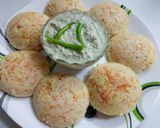 A picture of step 6 of Carrot Idli (Navratri vrat special).
