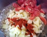 Lecsós pirított csirke recept fázis 3 fotója