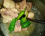 A picture of step 4 of White Chicken Karahi ❤️❤️❤️❤️.