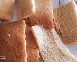 A picture of step 4 of Eggless vanilla pastry cake.