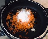 A picture of step 1 of Carrot truffles vegan.
