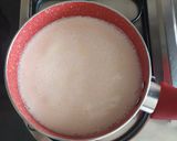 A picture of step 3 of Sabudana Fruits Custard (without custard powder).