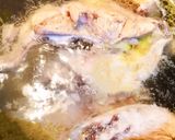 A picture of step 2 of Banh Canh with Fish Cake, Shrimp, and Garlic Chives.