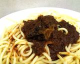 A picture of step 3 of Nigerian Curry Stew on Pasta.