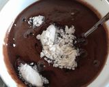 A picture of step 1 of Oreo brownies.
