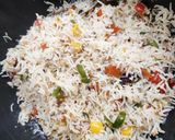 A picture of step 7 of Pepper Biryani.