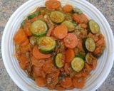 A picture of step 5 of Baby marrow and carrot salad.