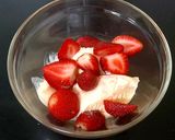 A picture of step 2 of Naughty but Nice Ice Cream,Fresh Strawberries & Clotted Cream😉.