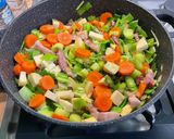 A picture of step 15 of Vegetable and Bacon Soup with Spices.