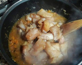 Foto del paso 11 de la receta: Tacos de pechuga de pollo al curry hingú con almejas japonesas