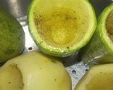 صورة لخطوة 1 من وصفة دولمة كوسا (جريوات) والبطاطا بالدجاج 😋