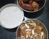 டேட்ஸ் நட்ஸ் ராகி பர்பி (Dates nuts raagi burfi recipe in tamil) ரெசிபி ஸ்டேப் 1 புகைப்படம்