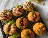 Foto langkah ke 5 dari resep Donat Krispi Sandwich.