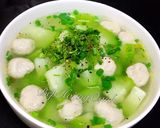 Hình bước làm 3 của món Canh Bí Đao Nấu Mọc