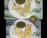 A picture of step 6 of Rice Fara or steamed Rice savoury gujiya.