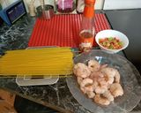 Foto del paso 1 de la receta Spaghetti con gambones en salsa agridulce thai