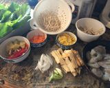 A picture of step 1 of California-Style Bánh Xèo.