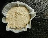 A picture of step 7 of No Knead Bread #myhomemadebread.