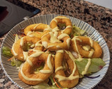Foto del paso 2 de la receta: Ensalada cuatro estaciones con anillos a la romana en Airfryer