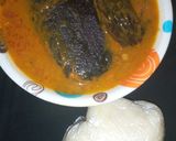 A picture of step 3 of Ogbono soup.