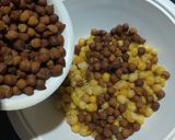 A picture of step 2 of Chana chatpati.