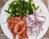 A picture of step 2 of Fajita sandwich.