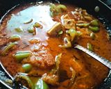 A picture of step 9 of Paneer-capsicum masala.