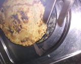 A picture of step 3 of Urad dal stuff bajre ki roti.