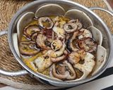Foto del paso 6 de la receta: Carpaccio de Cabeza de Pulpo al Tajín