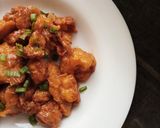 A picture of step 7 of Honey Garlic Cauliflower.
