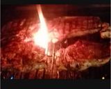 A picture of step 3 of Grilled steak with homemade mushroom sauce and Spur style onion.