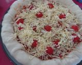 Foto del paso 8 de la receta Pizza de pollo con los bordes rellenos