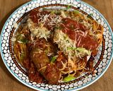 A picture of step 6 of Eggplant Parmesan.