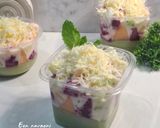 Foto langkah ke 6 dari resep Salad Puding Matcha.