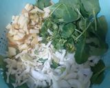 A picture of step 1 of Veg Pakoray fry.