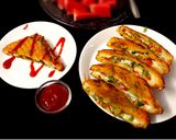 A picture of step 4 of Vegetable Sandwich Bread Pakoda.