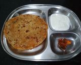 A picture of step 8 of Mooli Paratha.