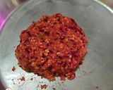 A picture of step 2 of Beetroot Oats Tikki.