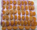 Foto del paso 4 de la receta: Empanada de Mandarina en almíbar-Bacon-Queso y toque de jengibre