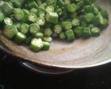 A picture of step 3 of Bhindi.