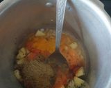 A picture of step 2 of Tuver Sabji in cooker.