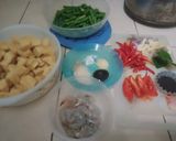 Foto langkah ke 1 dari resep Tumis Kacang Panjang mix Udang Tahu.