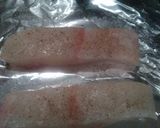 A picture of step 2 of Super easy 5 ingredient skillet Halibut.