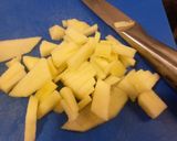 Foto del paso 1 de la receta: Cocktail de manzana y surimi